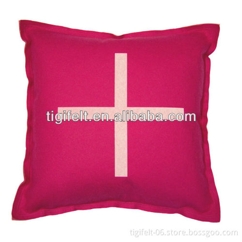 100% Colorful Felt Pillow